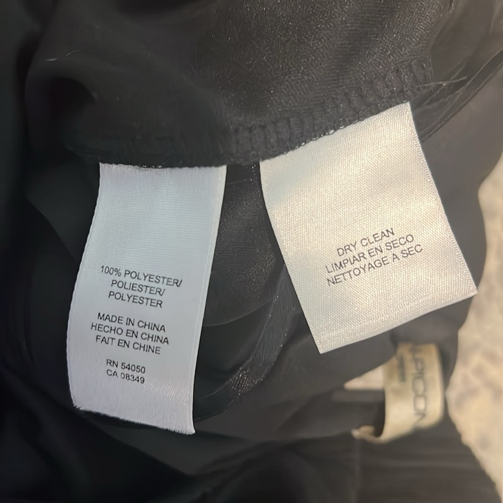 Evan Picone Black Cocktail Dress Size 12 - Picture 4 of 7